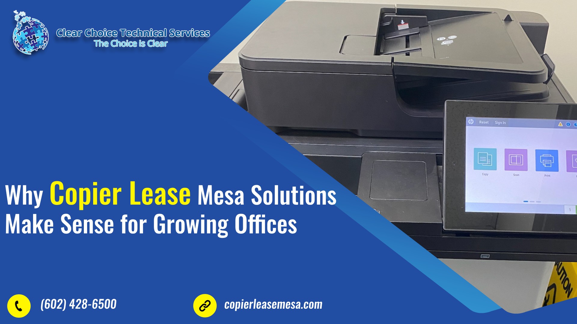 Why Copier Lease Mesa Solutions Make Sense for Growing Offices