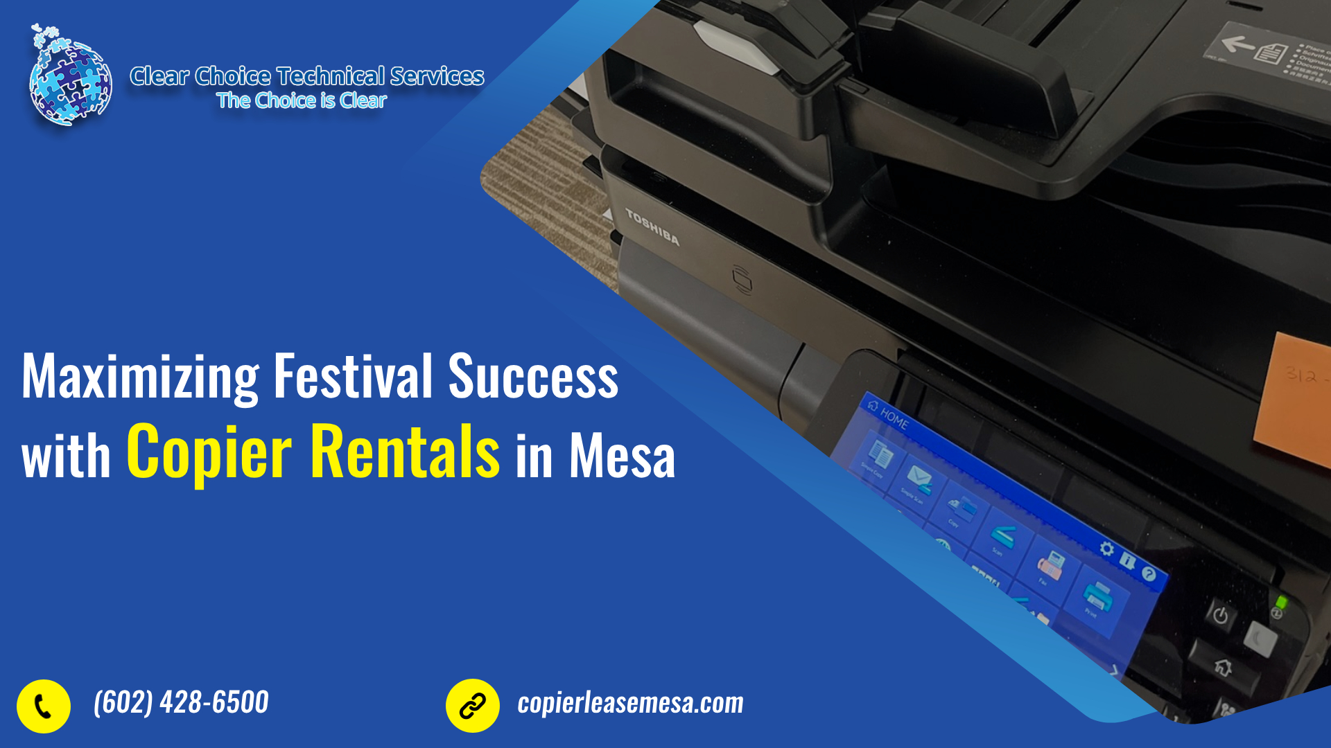 Maximizing Festival Success with Copier Rentals in Mesa